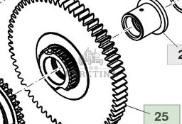 John Deere 8130 8230 8330 8430 8530 Bieg Koło Zębate Skrzyni Biegów IVT CZĘŚĆI R230257
