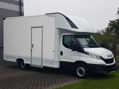 KONTENER NISKOPODŁOGOWY BAR SKLEP KAMPER FOODTRUCK 4,43x2,23x2,42 AC-1