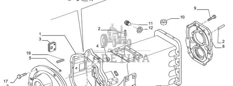 New Holland T6010 T6090 T6070 Pokrywa 5195021-1
