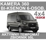 Ford Transit 6-os. 4x4 L3H2 Bi-Ksenon165KM Kamera 360 Drzwi Lewe 4X4