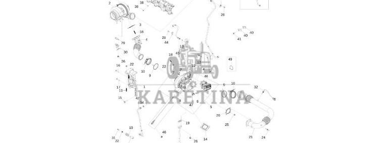 John Deere 9470RX - Turbospręźarka DZ102071 (Silnik)-1