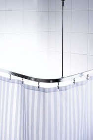 RIDDER Uniwersalny, narożny drążek prysznicowy z haczykami, chromSKU:421543*-2