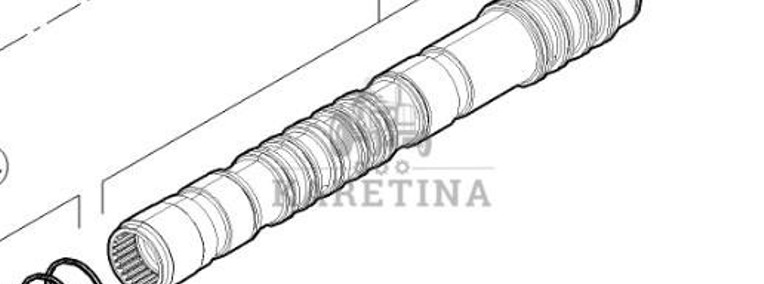 Claas Axion 870 Wałek Przekładni Skrzyni Biegów CZĘŚCI 0011708770 00 1170 877 0-1