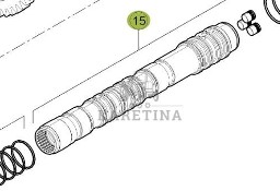 Claas Axion 870 Wałek Przekładni Skrzyni Biegów CZĘŚCI 0011708770 00 1170 877 0