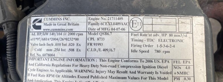 Cummins 21711409 QSB 6.7-1