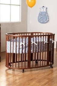 Łóżeczko dziecięce 3 w 1 Stokke Sleppi 0-36 miesięcy Walnut Brown-2
