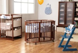 Łóżeczko dziecięce 3 w 1 Stokke Sleppi 0-36 miesięcy Walnut Brown