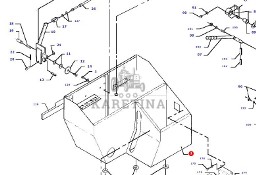 Massey Fergusson MF 30 32 - osłona panelu sterującego D28980082
