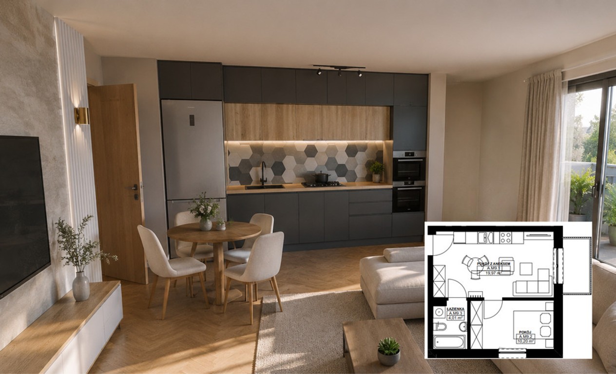 2 pok.| 1 piętro | Balkon | ul.H.Żybułtowskiej