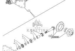New Holland T6070 Zespol mech rozn 84371297