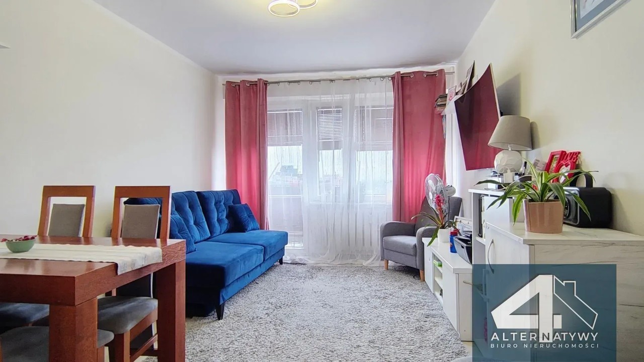 Mieszkanie z widokami, 48m2, 3 pokoje, rozkładowe