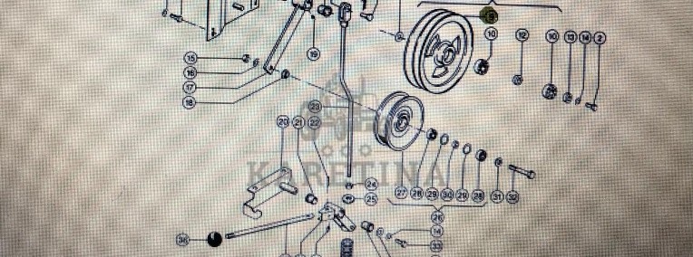 Rolka prowadząca Class Mega 370-340 Nr katalogowy 000 544 179 0-1