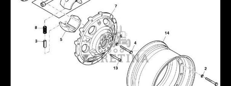 RE231018 John Deere 8345R - Felga-1