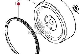 Massey Ferguson 5410 Koło Zamachowe Wieniec Koła Zamachowego 4293512M94 731008M1