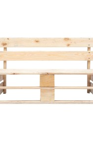vidaXL Ogrodowa ławka wykonana z palet, drewno 45768-2