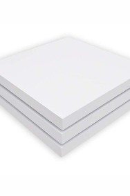 vidaXL 3-poziomowy stolik o wysokim połysku, biały241077-2
