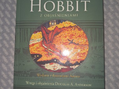 Książka „Hobbit z objaśnieniami”, J.R.R. Tolkien, do sprzedania-1