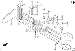 Claas Lexion 600 KOZIOŁ 0007586061 (Zbiornik ziarna-wspomaganie rozładunku; nadbudowa)