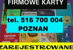 Gotowe KARTY SIM POZNAŃ Zarejestrowana karta REJESTRACJA ZDALNA KART