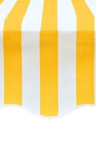 vidaXL Zadaszenie, żółty słonecznikowy i biały, 4x3 m (bez ramy)SKU:141017*-3