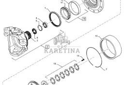 New Holland T6090 T6070 Element nośny piasty 84326330