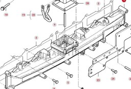 Massey Ferguson 7718S DYNA-VT Kolektor Dolotowy Silnika CZĘŚCI V837070219