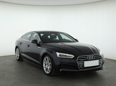 Audi A5 III , Salon Polska, Automat, Skóra, Klimatronic, Tempomat,-1