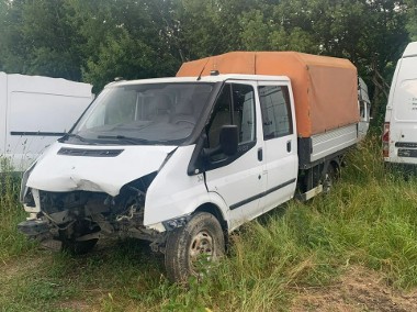 Ford Transit 2,2Tdci 125KM Doka Brygadówka Klima 7 osobowy + Skrzynia ładunkowa-1