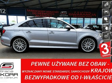 Audi A3 S-Line/SPORT Panorama AUTOMAT 3LATA Gwarancja I-wł Kraj Bezwypad FV2-1