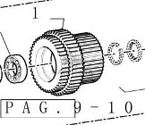New Holland T7 TM165 TM155 TM150 TM140 TM145 TM180 T6080 T6030 Koło Zębate 5167826