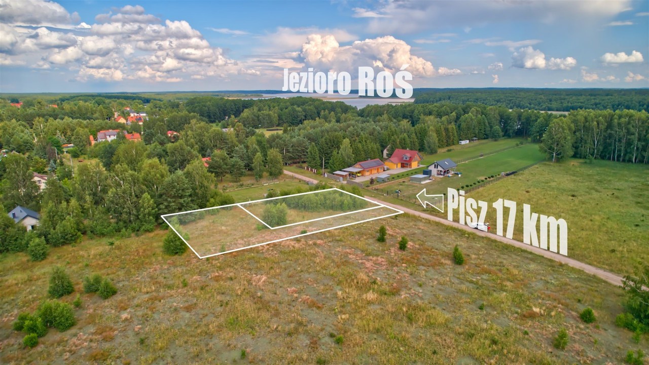 Działki budowlane - Pilchy, blisko jeziora Roś, Mazury - Widok 5