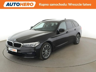 BMW SERIA 5 520d Automat Nawigacja Tempomat Grzane El.Fotele Kamera LED Panorama-1