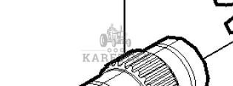 Claas AXION 810 870 Wałek Przekładni Skrzyni Biegów CZĘŚĆI 0011657730 00 1165 773 0-1