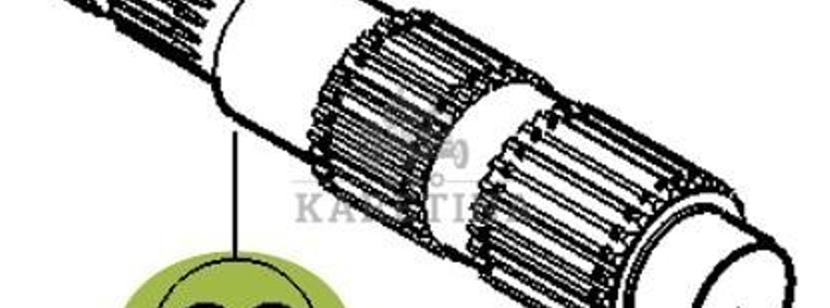 CLAAS Orbis 450 Wałek Podajnika Zbożowego CZĘŚCI 0001372810 00 0137 281 0-1