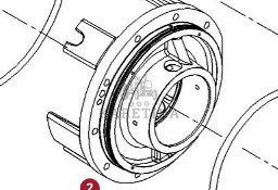 Valtra S274 S294 S324 S394 Fendt S927 S930 S933 S939 Obudowa Łożyska Lewa 934152010042