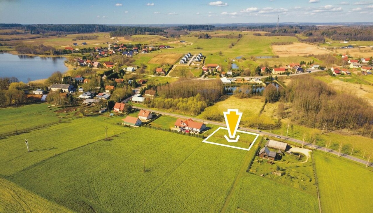 Działka na sprzedaż, 1865 m², Ełk Oracze - Widok 2