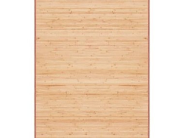 vidaXL Mata bambusowa na podłogę, 100 x 160 cm, brązowa-1