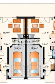 Atrakcyjny bliźniak 125 m2, garaż,5pokoi ,Przyjaźń-2