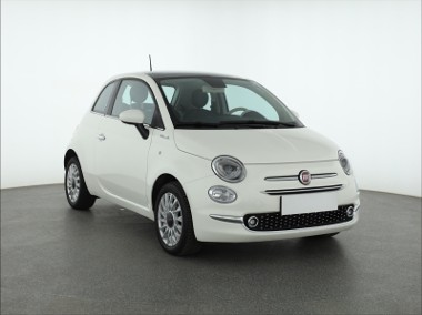 Fiat 500 , Salon Polska, 1. Właściciel, Serwis ASO, VAT 23%, Skóra,-1