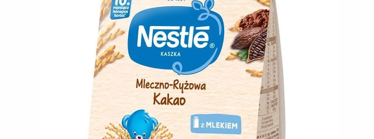 Kaszka mleczno ryżowa nestle kakao kakaowa duże opakowanie 300g DUŻO-1