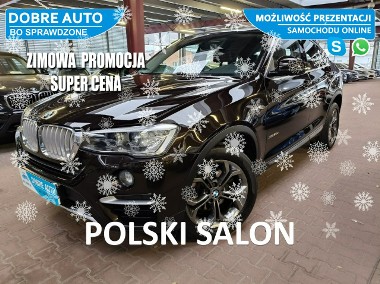 BMW X4 I [F26] 2.0 190KM xDrive Automat, Skóra, Navi, Kamera, Grzane Fotele,FV23%-1