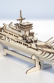 Statek drewniane puzzle 3D skladany puzzle-2