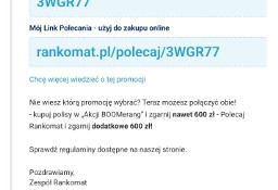 Rabat na ubezpieczenie OC AC w wysokości 120 zł na rankomat.pl 