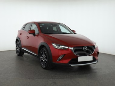 Mazda CX-3 , Salon Polska, Automat, Skóra, Navi, Klimatronic, Tempomat,-1