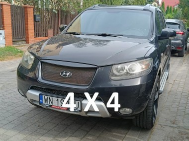 Hyundai Santa Fe II 2.7 V6 GLS, 4WD , automat, DVD, skóra , Nawigacja-1