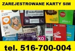 Zarejestrowane karty SIM startery d komórki prepaid polskie prepaid