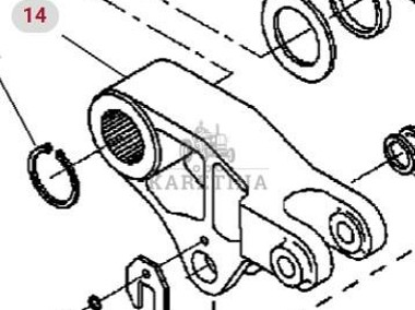 Massey Ferguson 8470 8480 Ramię Podnoszące Tylne Prawe Lewe CZĘŚCI 903860030010 903860030020-1