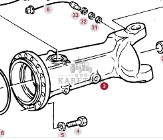 Fendt Favorit 514 Obudowa Przedniej Osi CZĘŚCI F514300020050