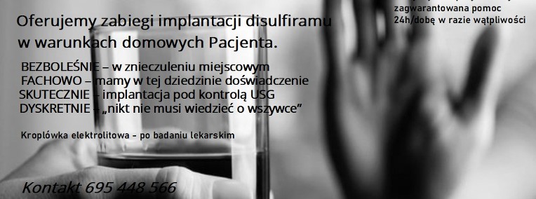 Esperal, Disulfiram Wszywka- pod USG, w domu pacjenta-1