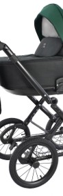 KLASYCZNY Wózek Dziecięcy Cavo Premium Retro 3w1 Wielofunkcyjny Głęboki Classic-4
